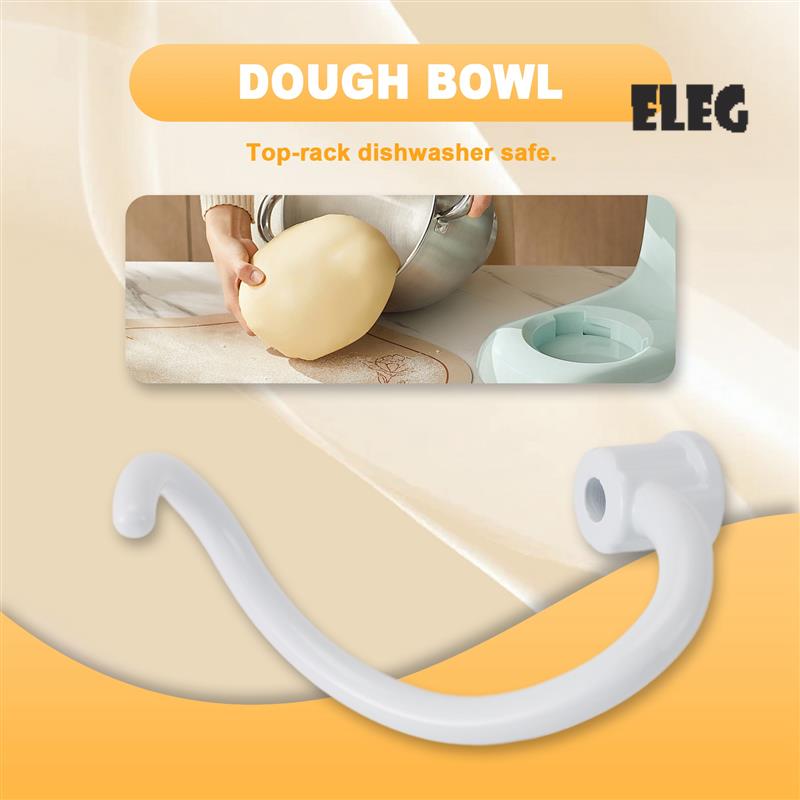 Stand Mixer Bowl - ELEG-Spiralny metalowy hak do ciasta Spiralny
