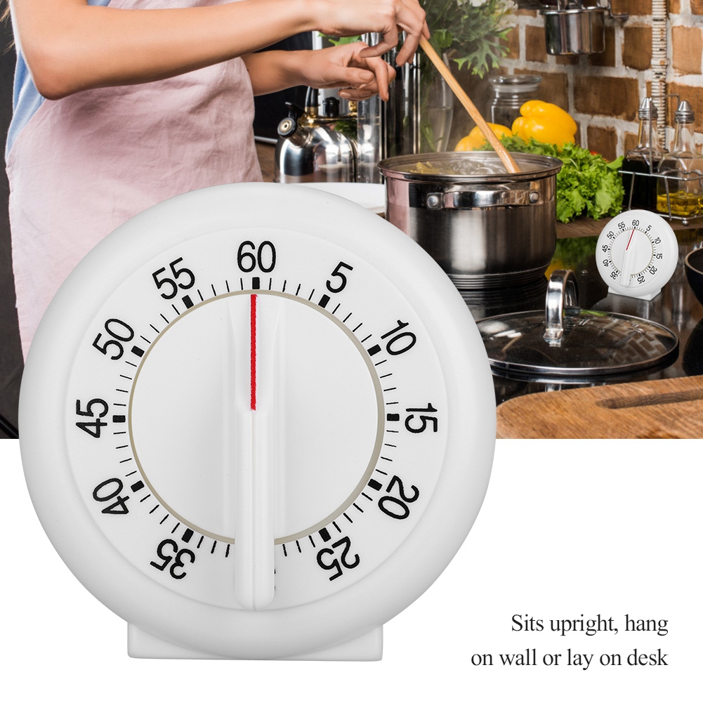 Kitchen Baking Counter - 1 szt. 60-minutowy okrągły mechaniczny minutnik