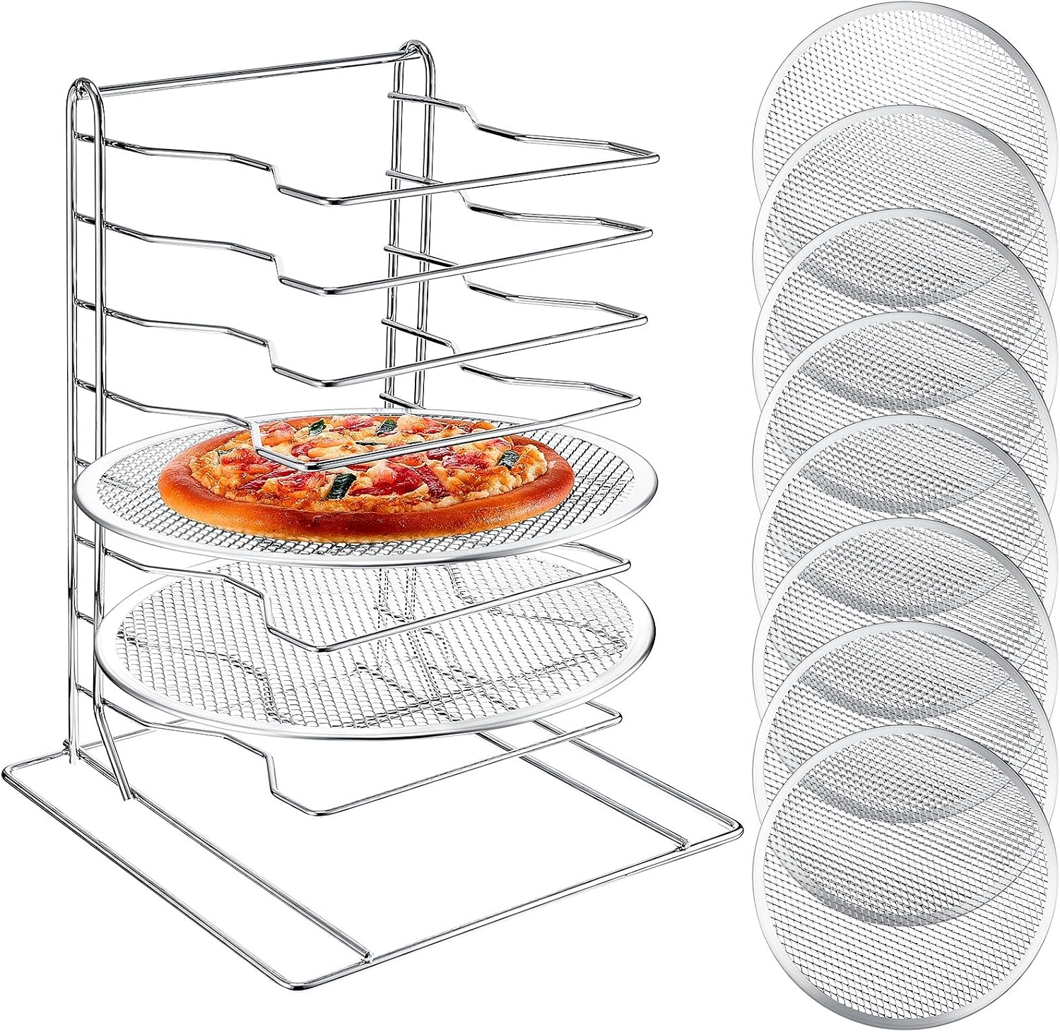 Kitchen Baking Pan - Stojak na pizzę z 8 poziomami