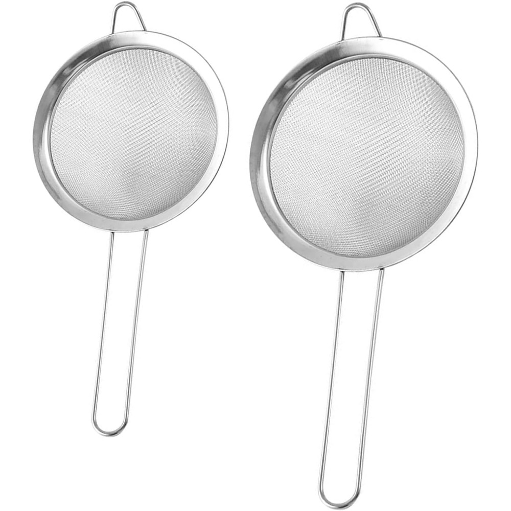 Baking Powder Kitchen - 2-częściowy zestaw drobnych sit z drobną