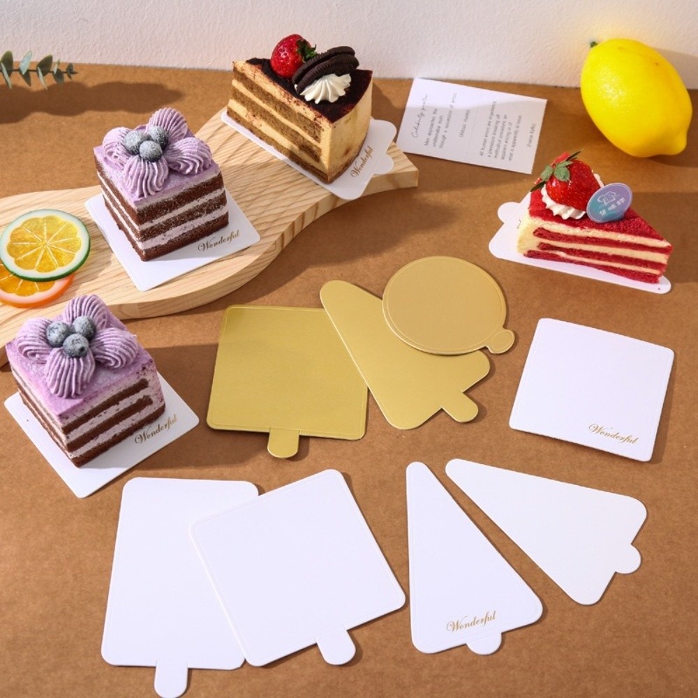 Cake Board Round - 50/100 szt. Nowe Jednorazowe Talerzyki na