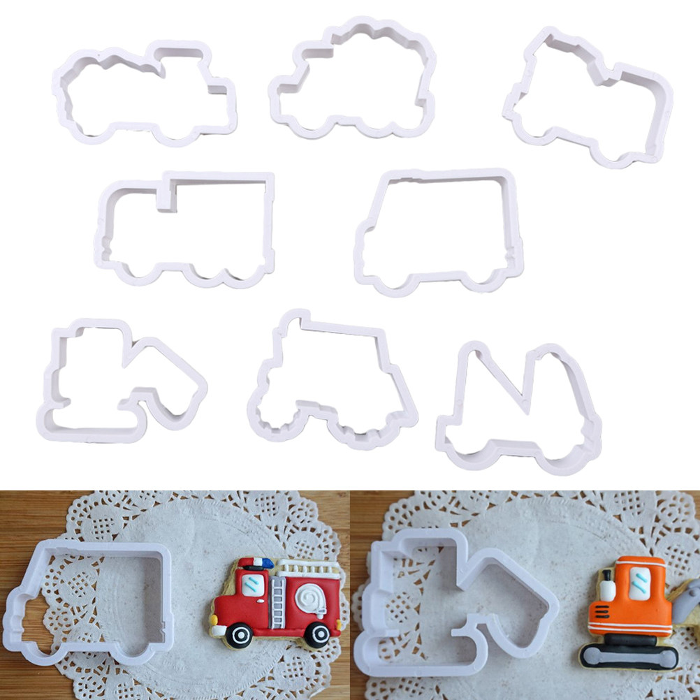 Kitchen Design For Baking - 8-częściowy zestaw plastikowych foremek do ciastek