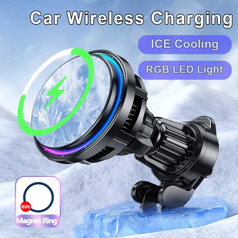 Cooling Rack Wire - Magnetyczna bezprzewodowa ładowarka samochodowa Ice Cooling