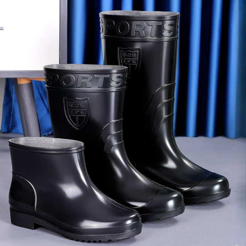 Kitchen Job - Męskie kalosze robocze, wysokie buty na