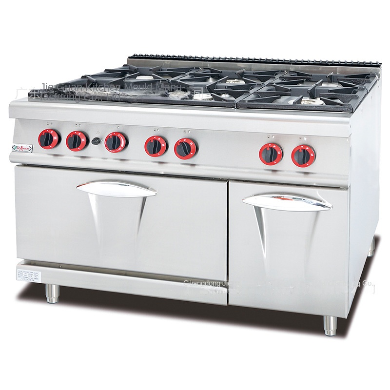 Kitchen With Baking Area - Kuchenka gazowa komercyjna Jie Guan GH-797A,