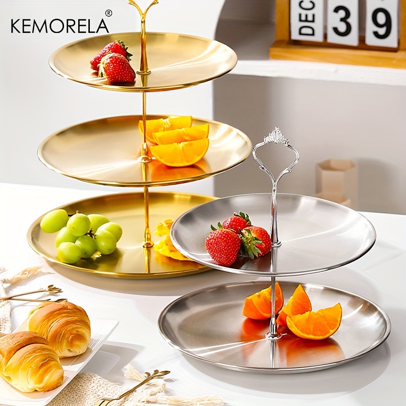 Cake Board Round - 2/3-warstwowy stojak na ciasto ze stali