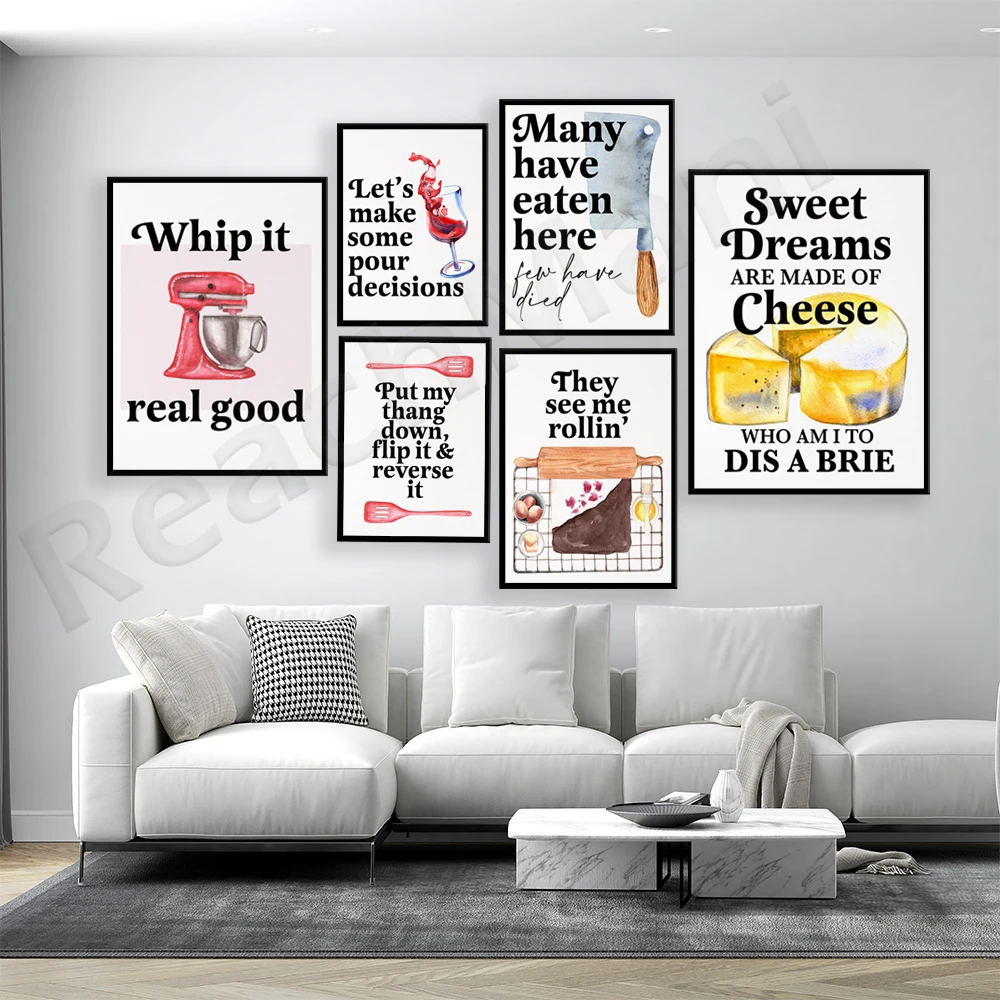 Zabawne cytaty o pieczeniu, pl – Kitchen Baking Wall Art recenzja i cena