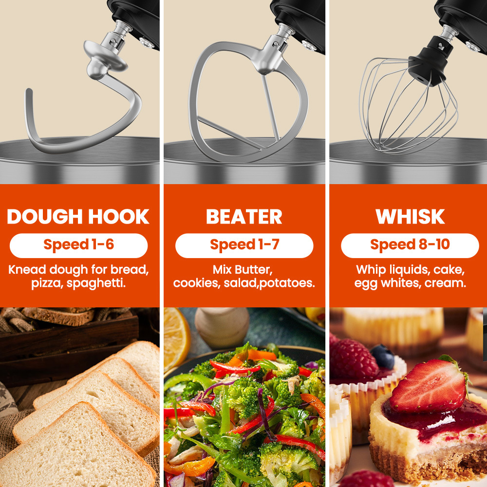 Mikser stojący 5L, 1500W, elek – Stand Mixer Bowl recenzja i cena