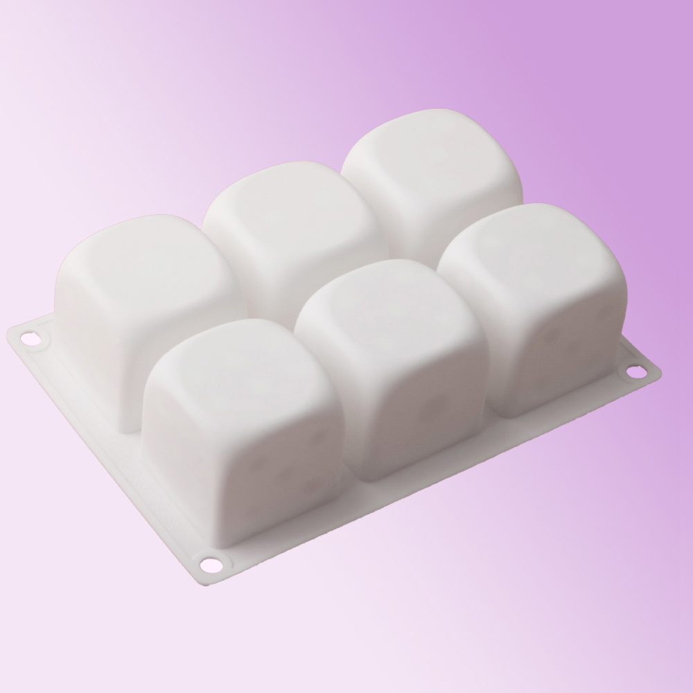 6-Cell Cube Mousse Cake Mould  – Kitchen Design For Baking recenzja i cena