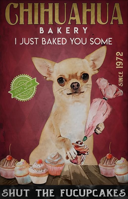 Cukiernia Chihuahua, piecze ci – Kitchen Baking Wall Art recenzja i cena
