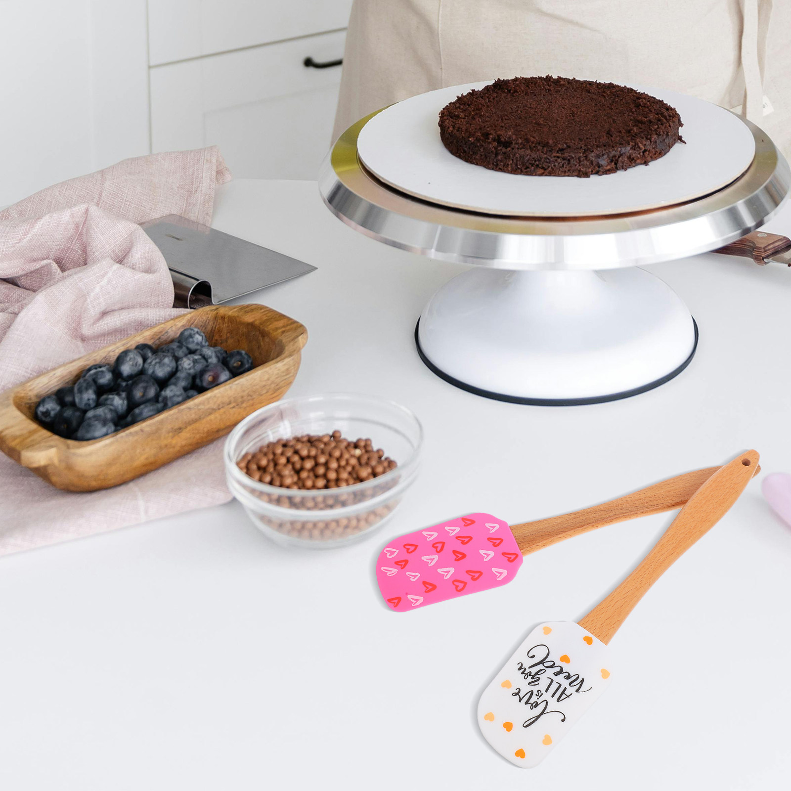 2 szt. Silikonowych szpatułek  – Kitchen Baking Utensils recenzja i cena