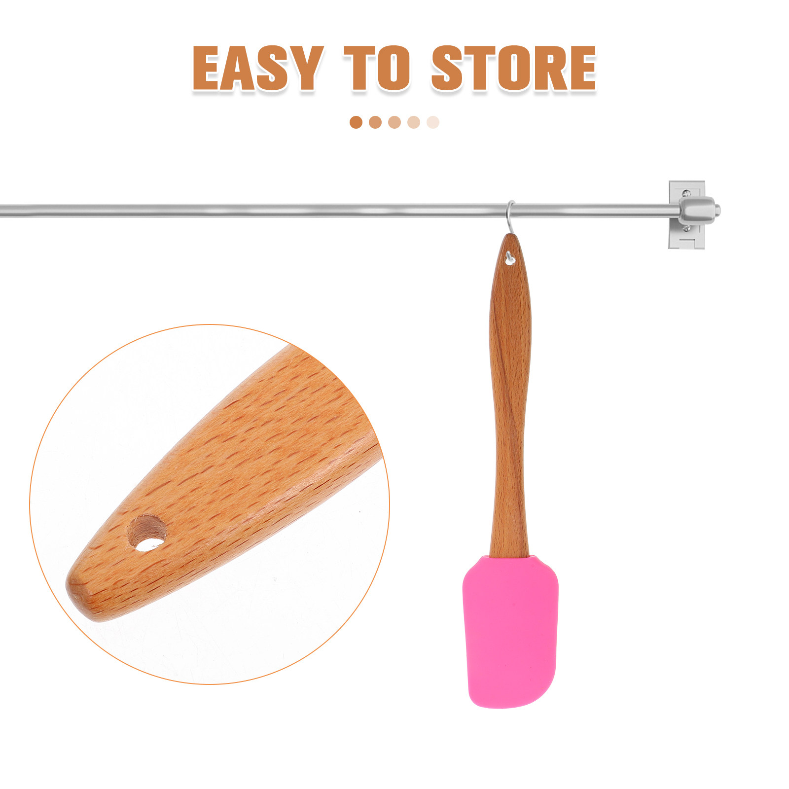 2 szt. Silikonowych szpatułek  – Kitchen Baking Utensils recenzja i cena