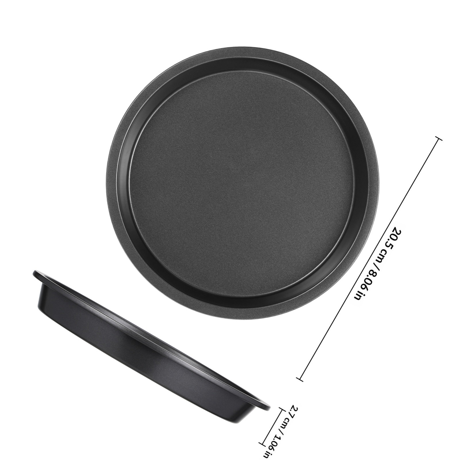 Okrągła blacha do pizzy ze sta – Kitchen Baking Pan recenzja i cena