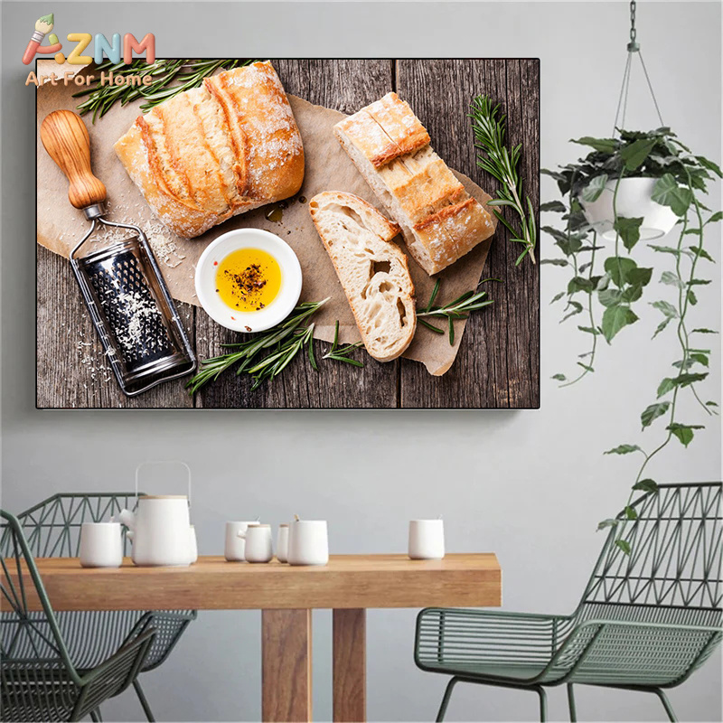 AZNM Realistyczny Obraz z Moty – Kitchen Baking Wall Art recenzja i cena