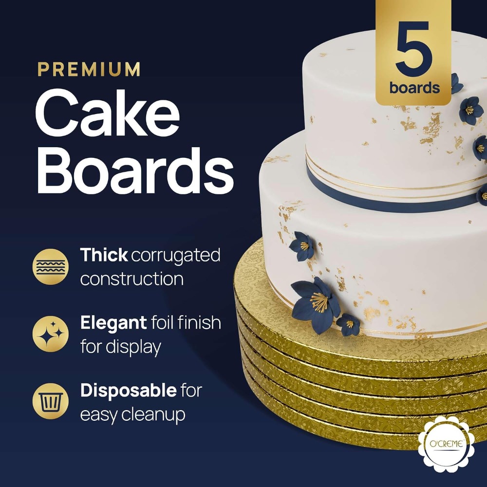 O'creme Podkładki pod torty, o – Cake Board Round recenzja i cena