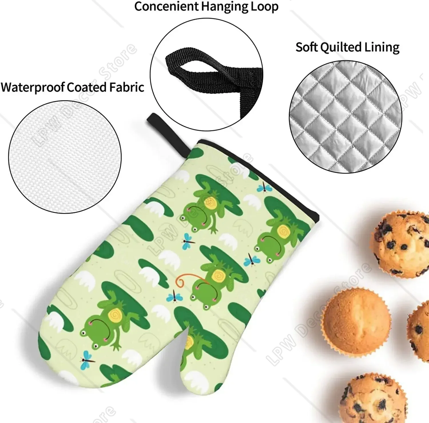 Urocze żabki, zabawne rękawice – Kitchen Baking Counter recenzja i cena