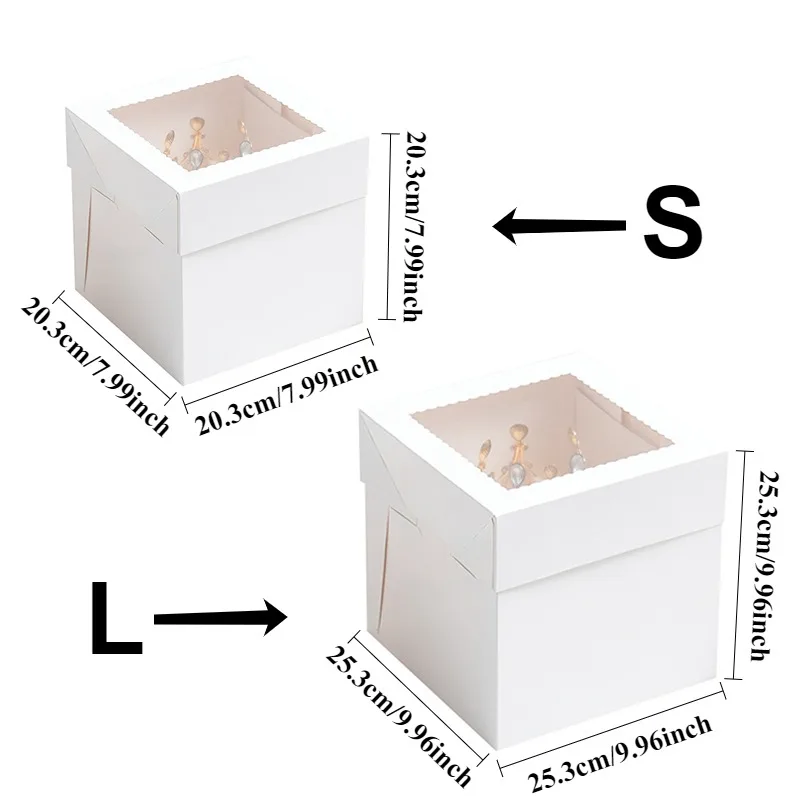 2/4/6 szt. Białe pudełka pieka – Kitchen Baking Tools recenzja i cena