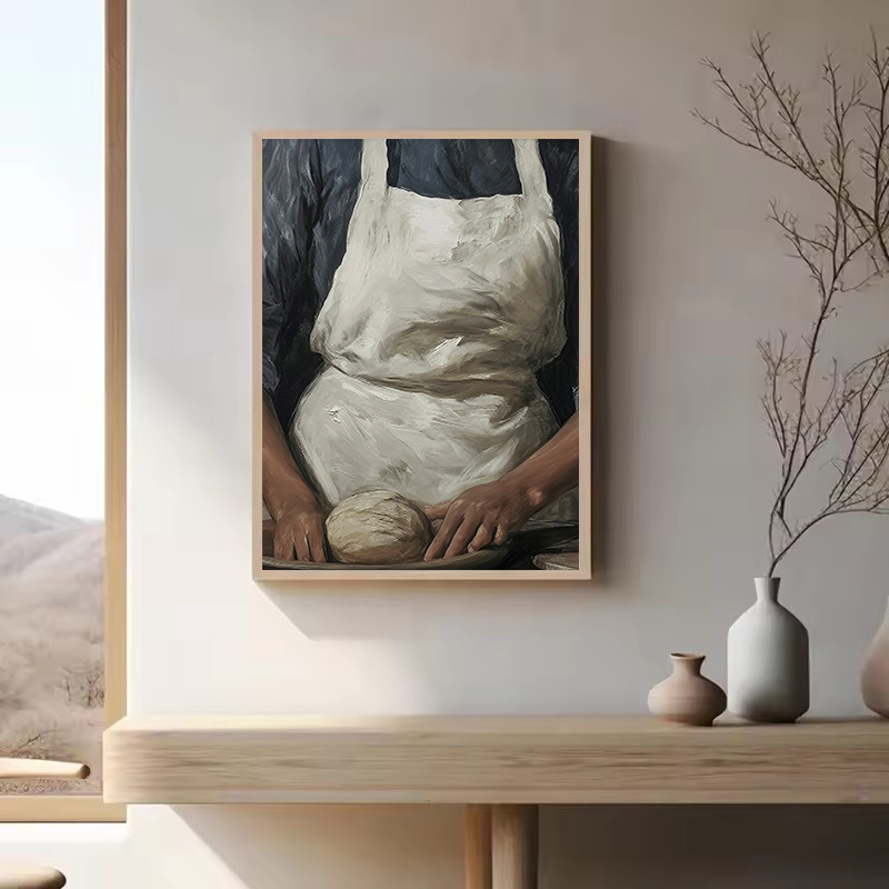 Kobieta w francuskim stylu kuc – Kitchen Baking Wall Art recenzja i cena