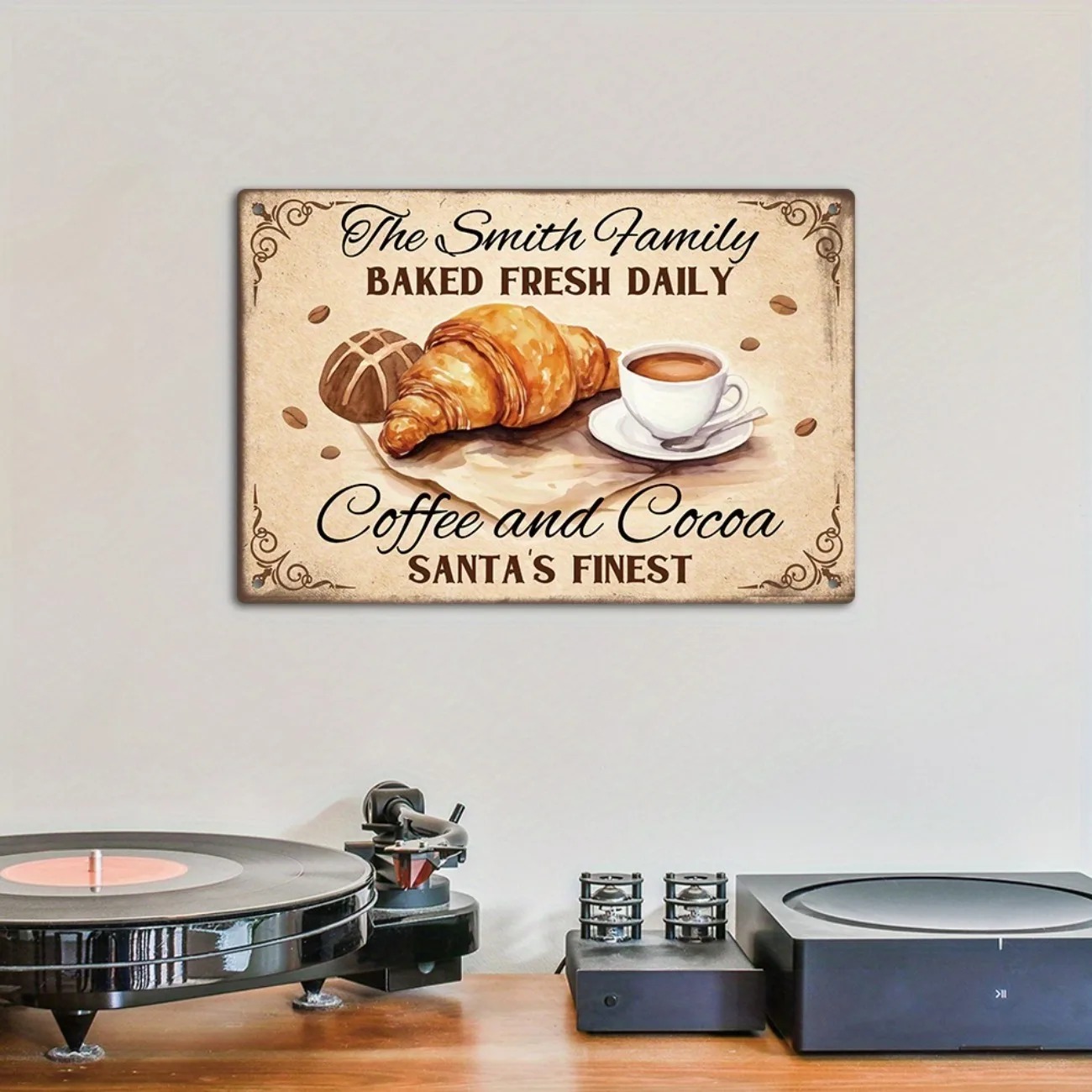 [2D Płaska] Rustykalna Metalow – Kitchen Baking Wall Art recenzja i cena