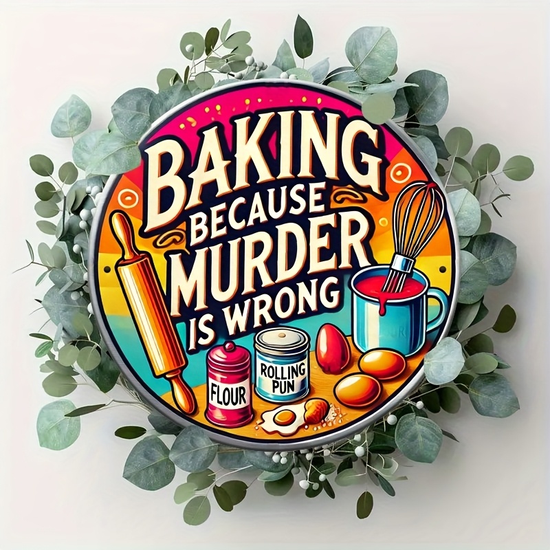 Tabliczka z cynku HD, Pieczeni – Kitchen Baking Wall Art recenzja i cena