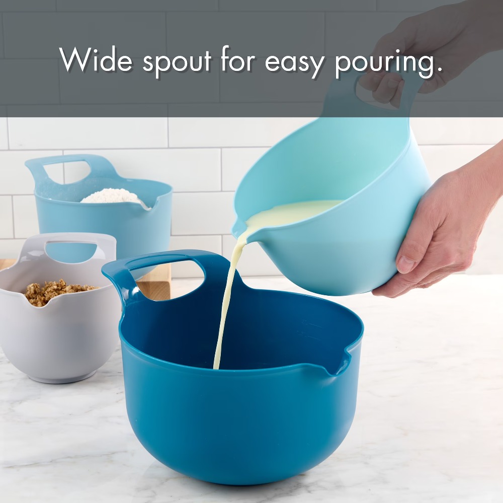 Zestaw 4 plastikowych misek do – Kitchen Baking Utensils recenzja i cena