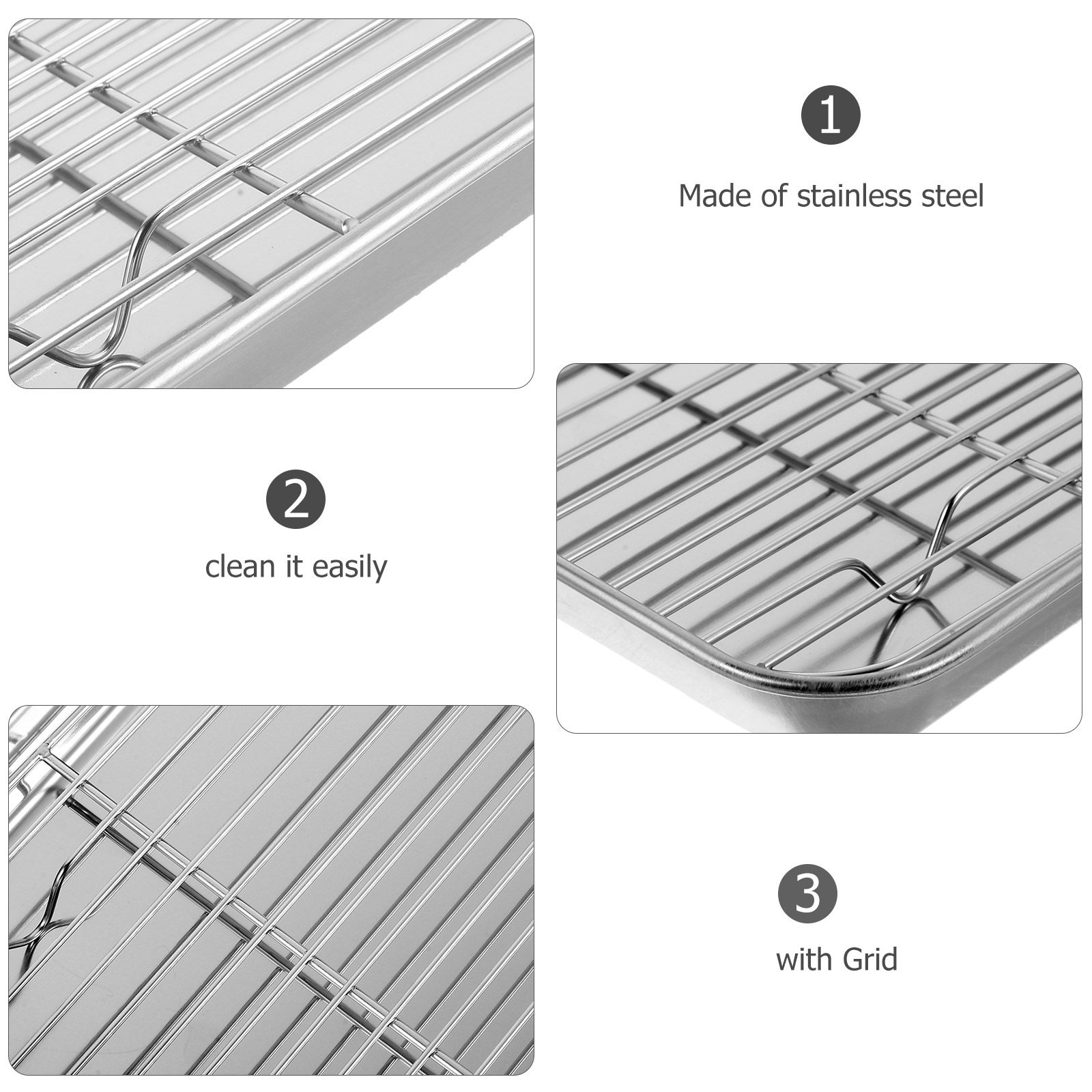 Zestaw 2 sztuk: Blacha do piec – Cooling Rack Wire recenzja i cena