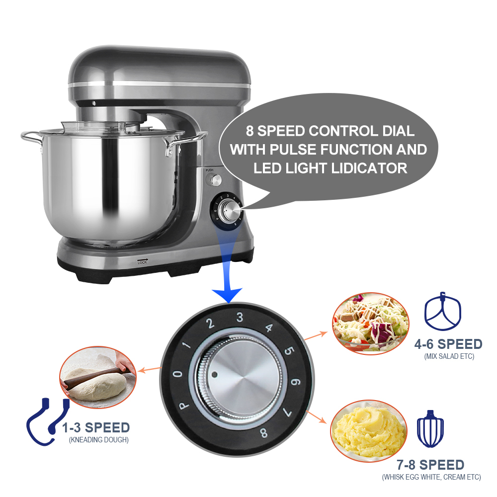 Mikser elektryczny 11L 2000W,  – Kitchen With Baking Area recenzja i cena