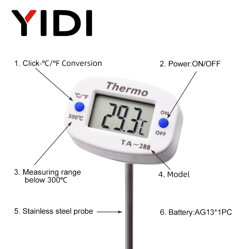 TA288 LCD cyfrowy termometr do – Kitchen Quiz recenzja i cena