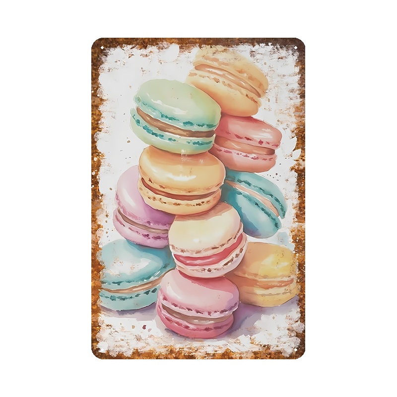 Płaski, dwuwymiarowy zestaw 4  – Kitchen Baking Wall Art recenzja i cena