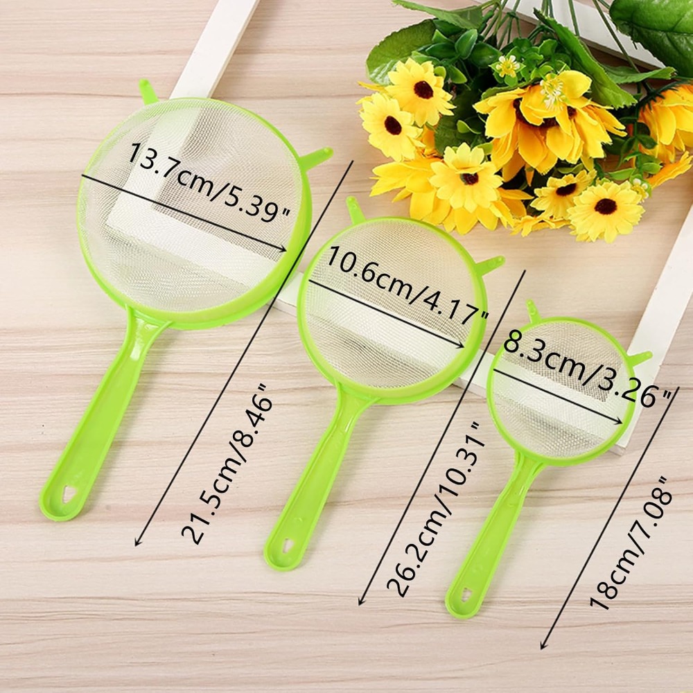 Zestaw 3 sitek z drobnymi oczk – Kitchen Baking Utensils recenzja i cena