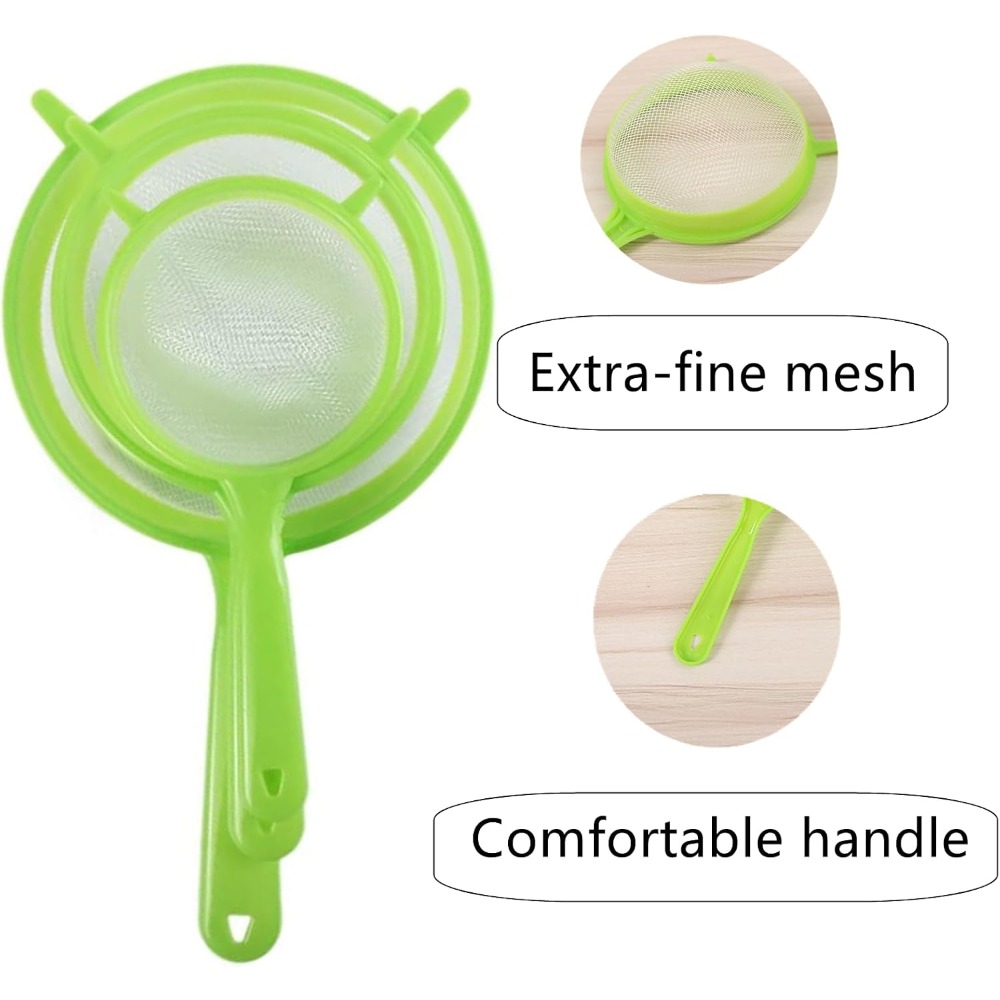 Zestaw 3 sitek z drobnymi oczk – Kitchen Baking Utensils recenzja i cena
