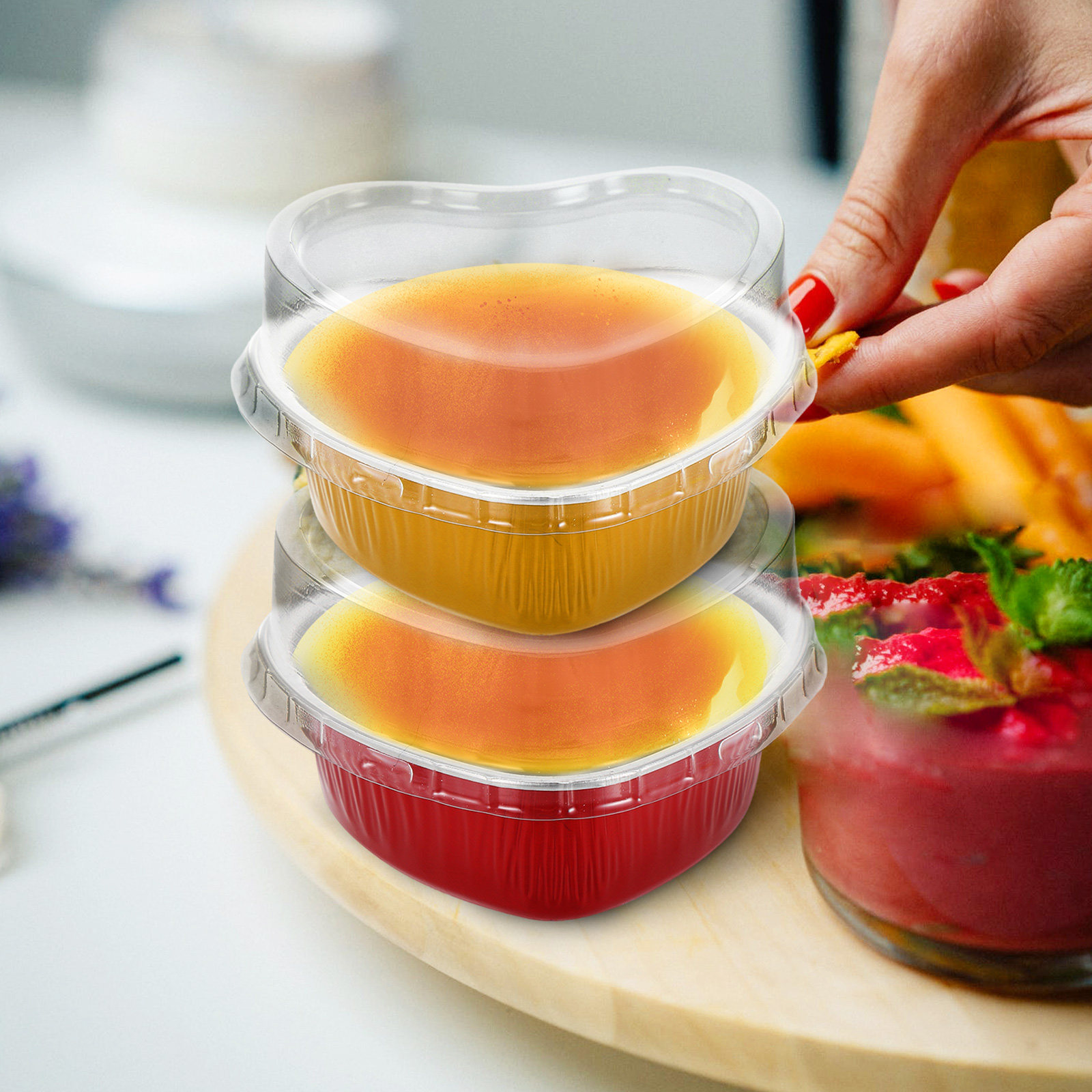 20 Zestawów Aluminiowych Forem – Kitchen Baking Pan recenzja i cena