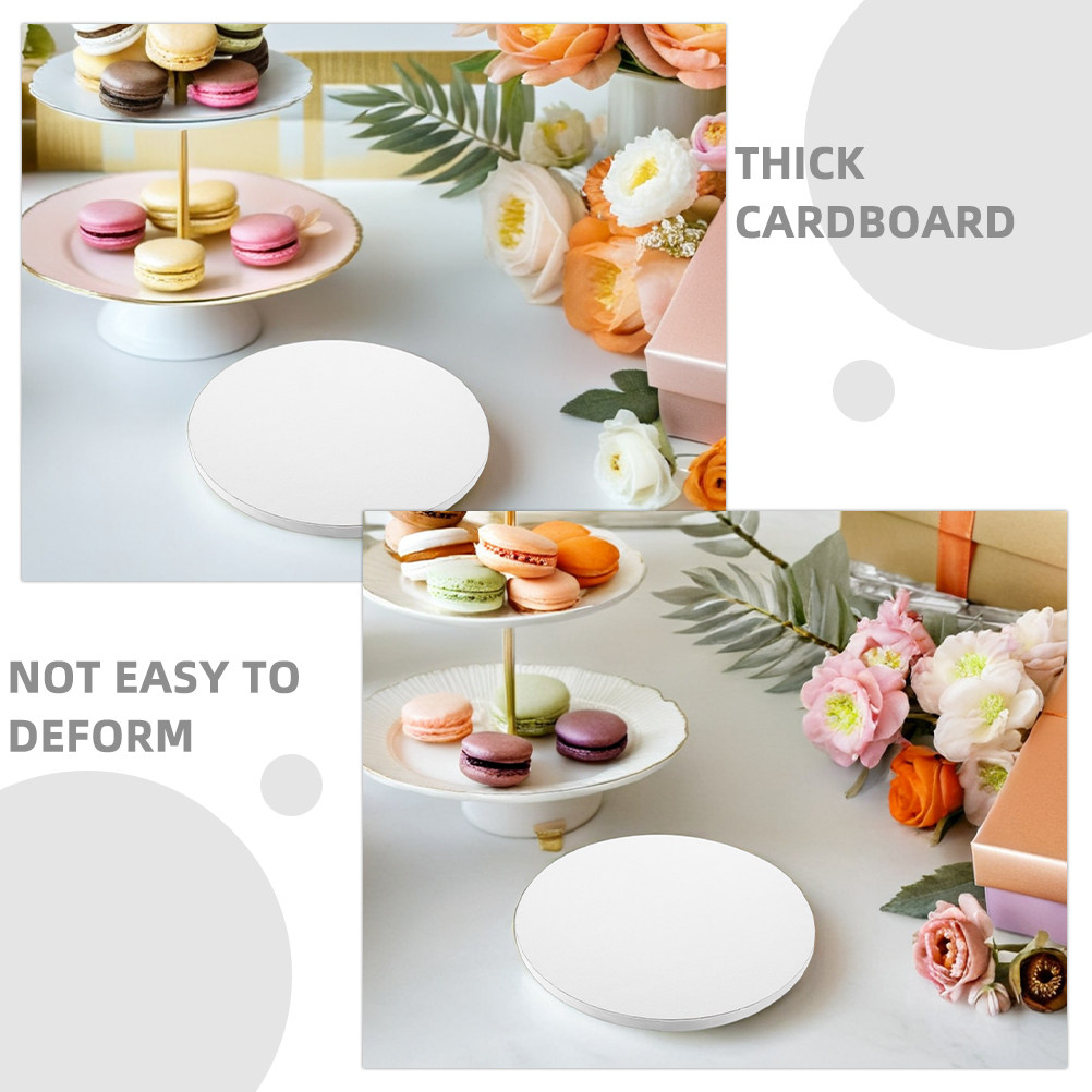 7 szt. Okrągłe podkładki pod t – Cake Board Round recenzja i cena