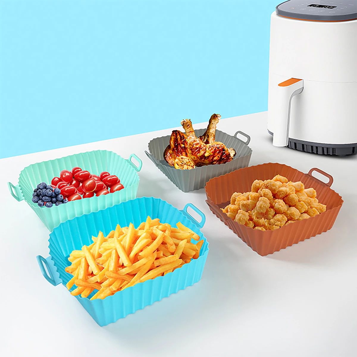 Silikonowa forma do frytkownic – Kitchen Baking Pan recenzja i cena